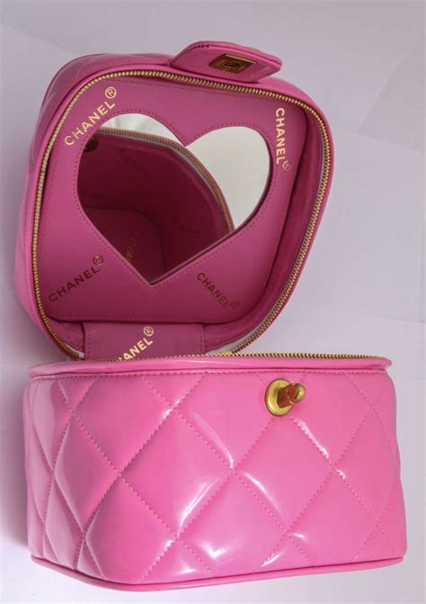 chanel pink heart purse|chanel 1995 heart bag.